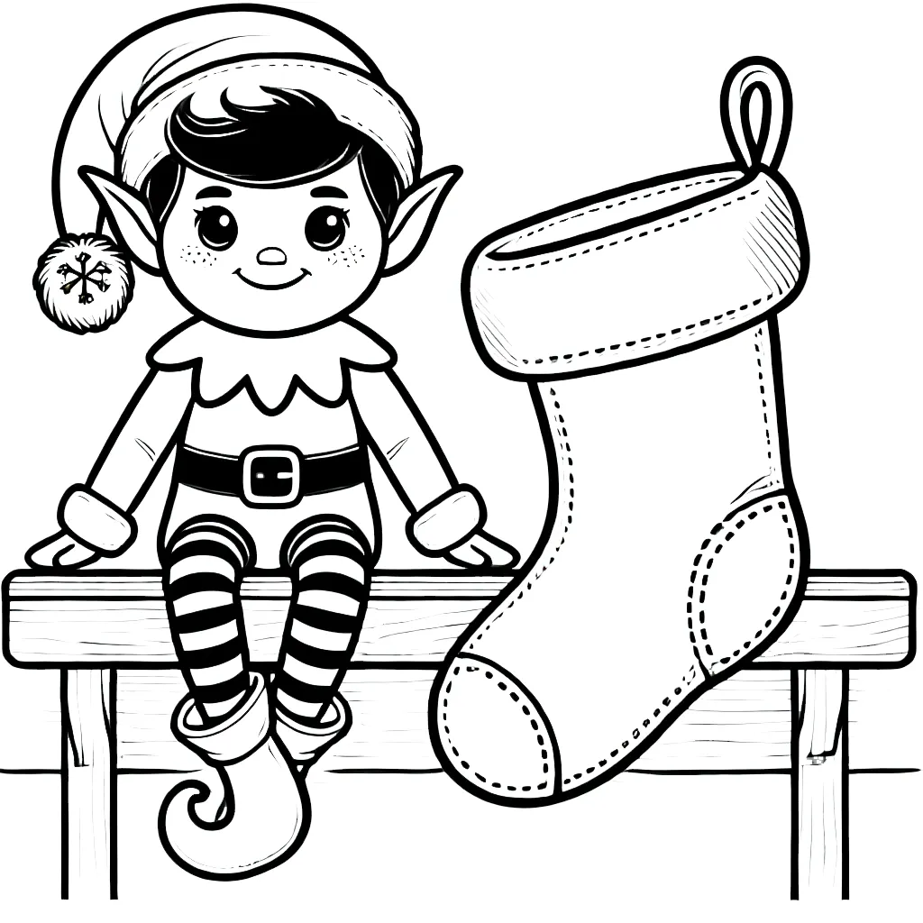 coloriage Lutin Farceur à imprimer pour enfant de 7 ans