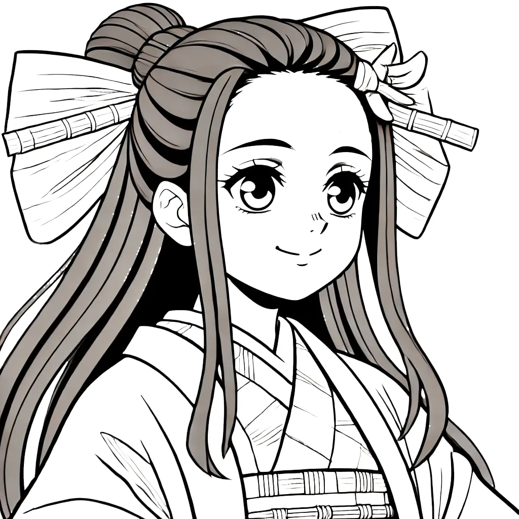 39+ Nezuko Coloring Pages: Cutest Demon of Demon Slayer