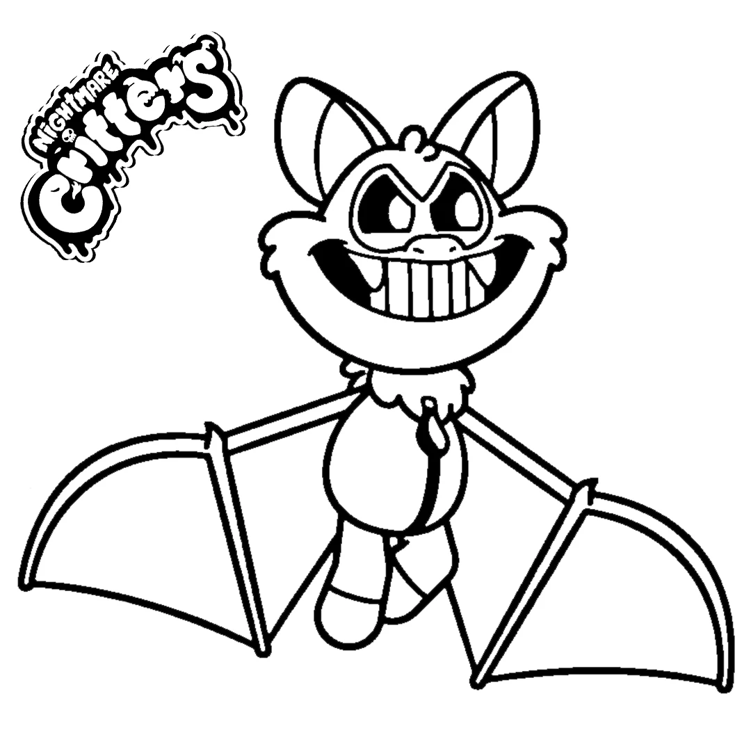 coloriage Nightmare Critters pour enfant gratuit