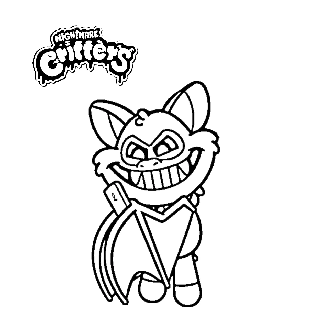 imprimer coloriage Nightmare Critters