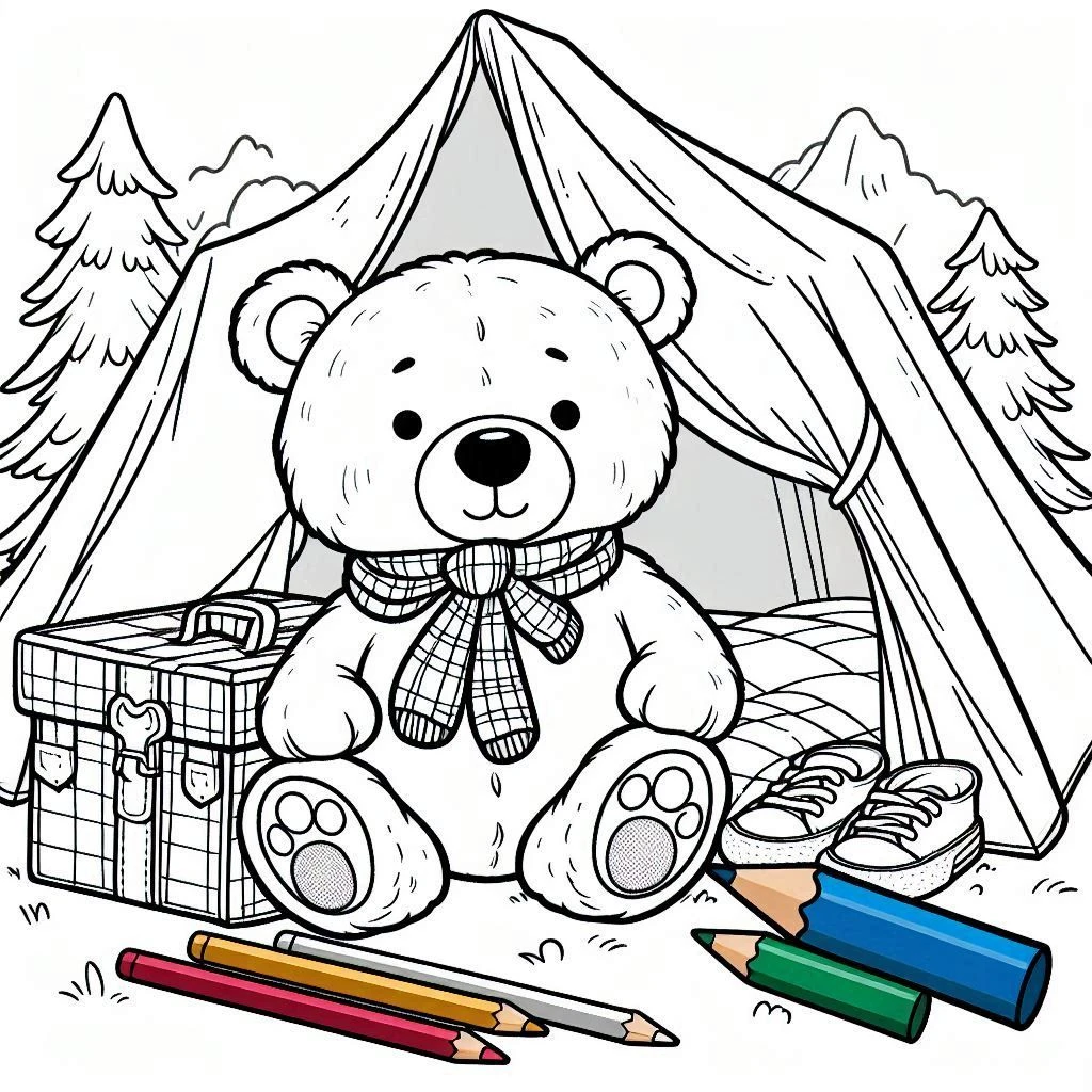 coloriage Nounours pour enfant