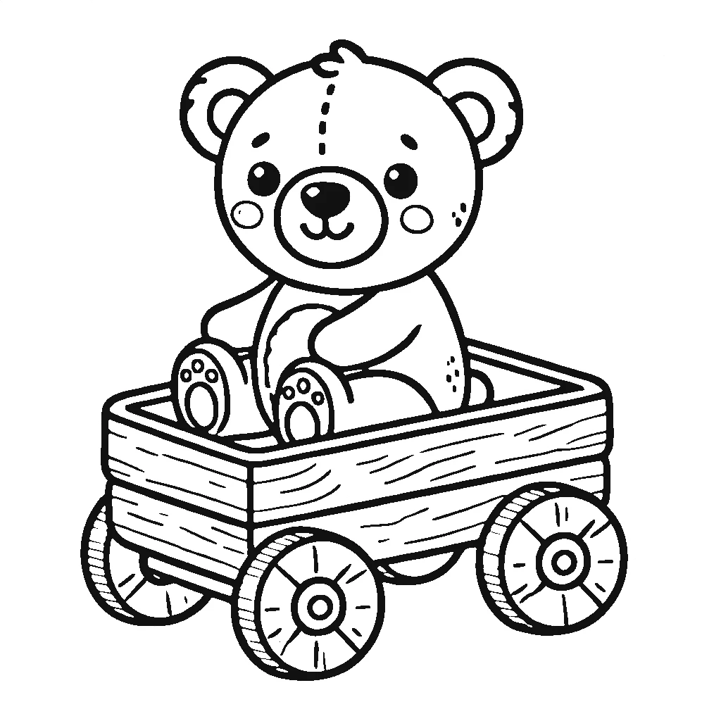 coloriage Nounours gratuit a imprimer