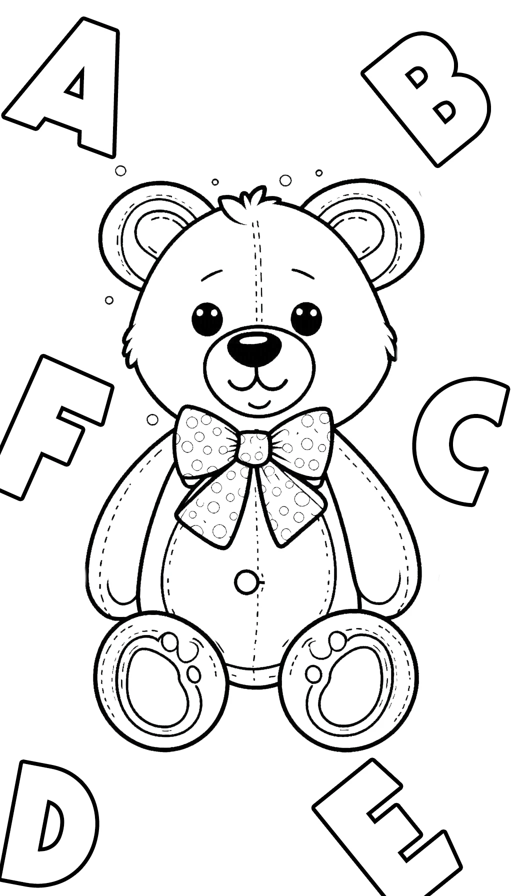 coloriage Nounours pour bebe a imprimer