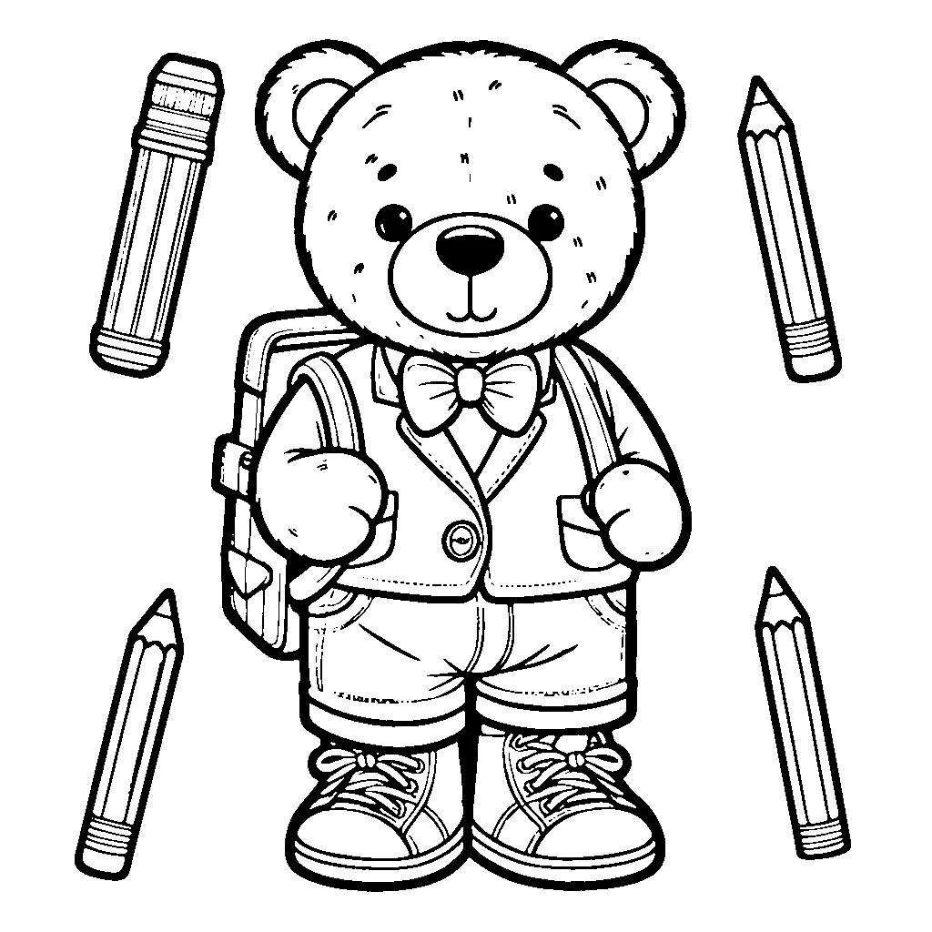 coloriage Nounours a dessiner en ligne