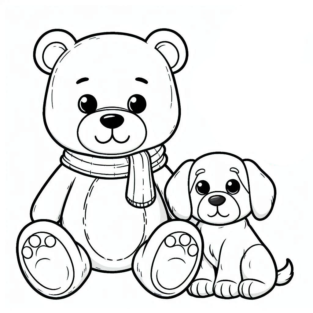 coloriage Nounours a telecharger