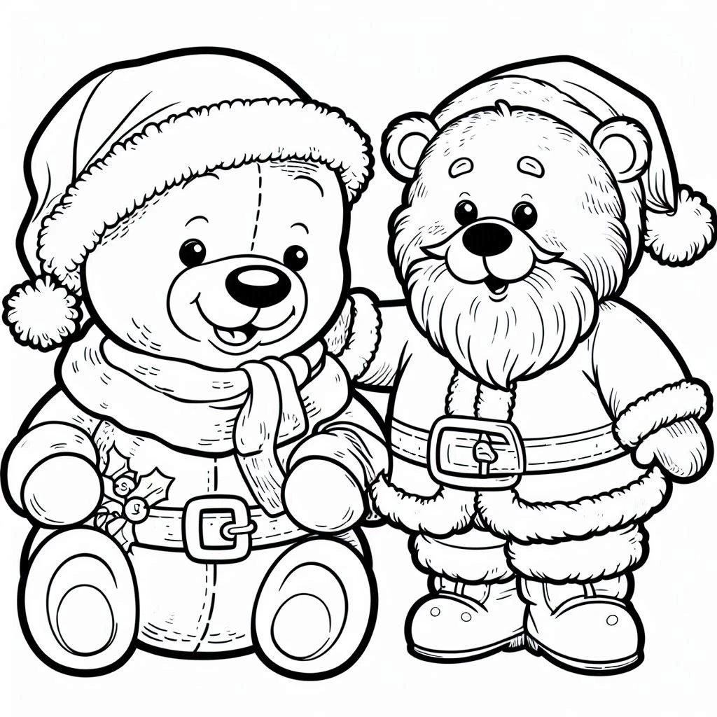 coloriage Nounours pour enfant de 7 ans