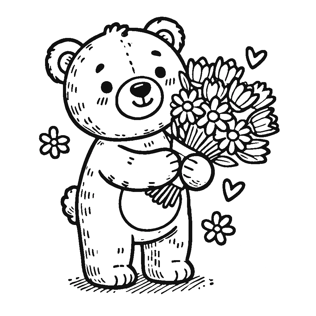 coloriage Nounours gratuit