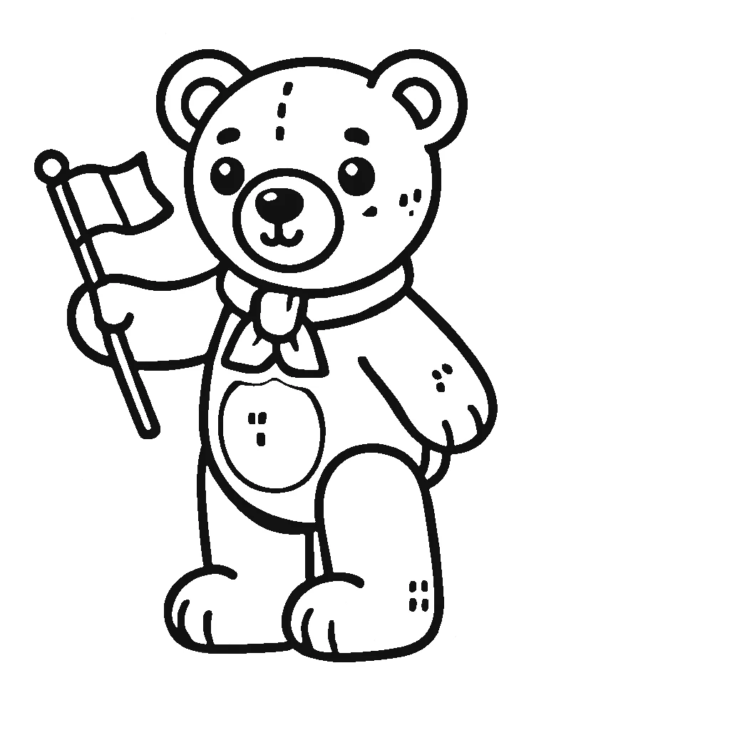 coloriage Nounours a imprimer gratuitement 1