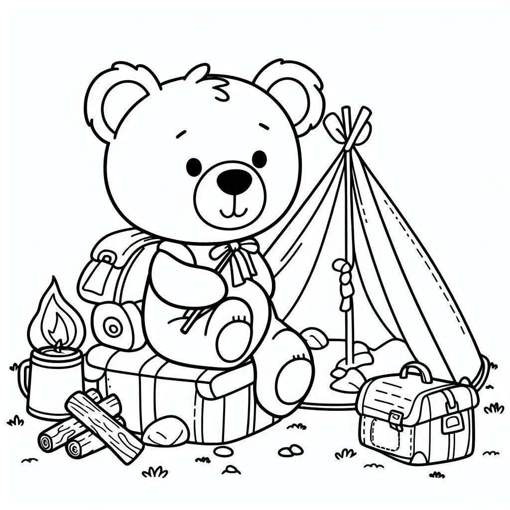 coloriage Nounours a colorier en ligne 3