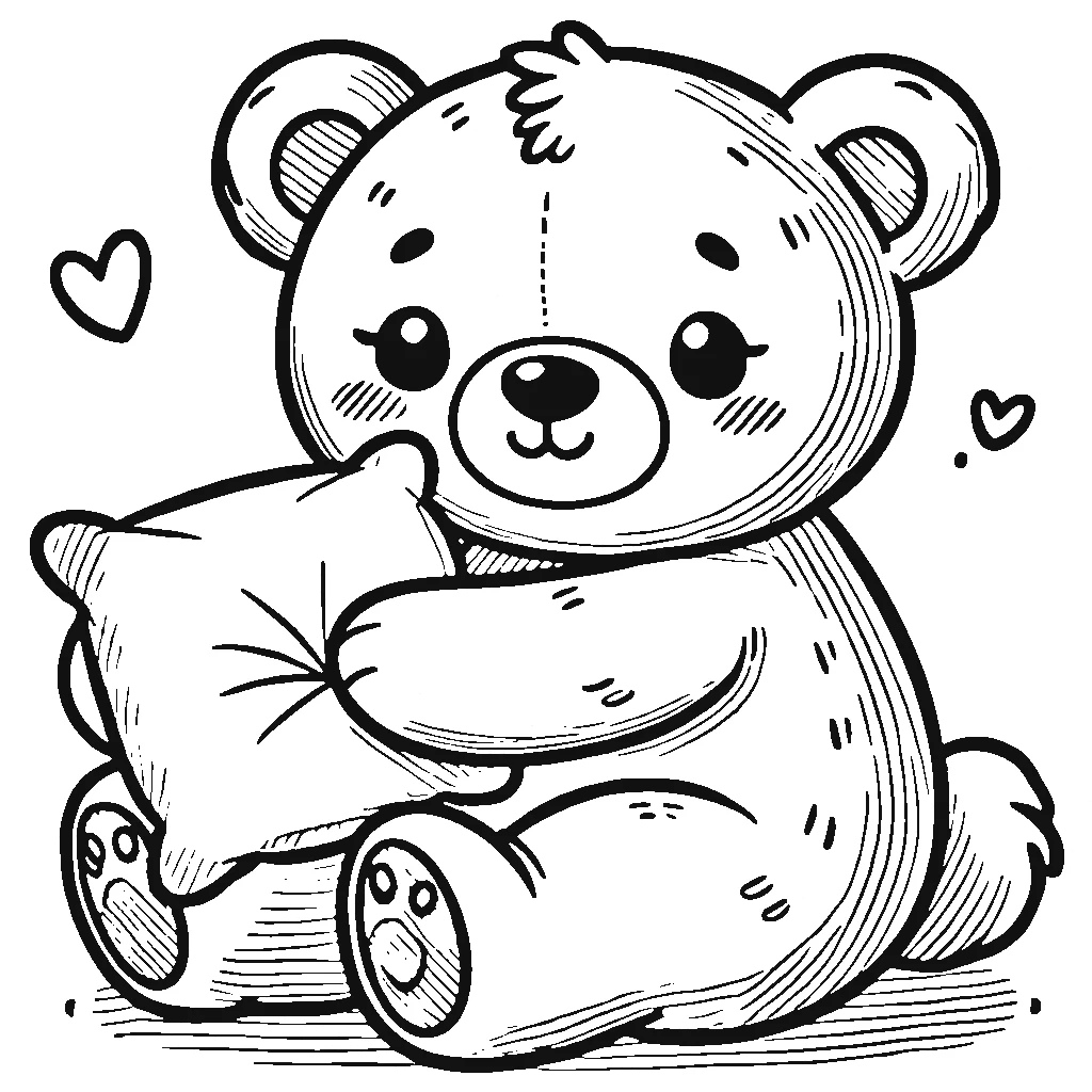 coloriage Nounours a dessiner en ligne 3