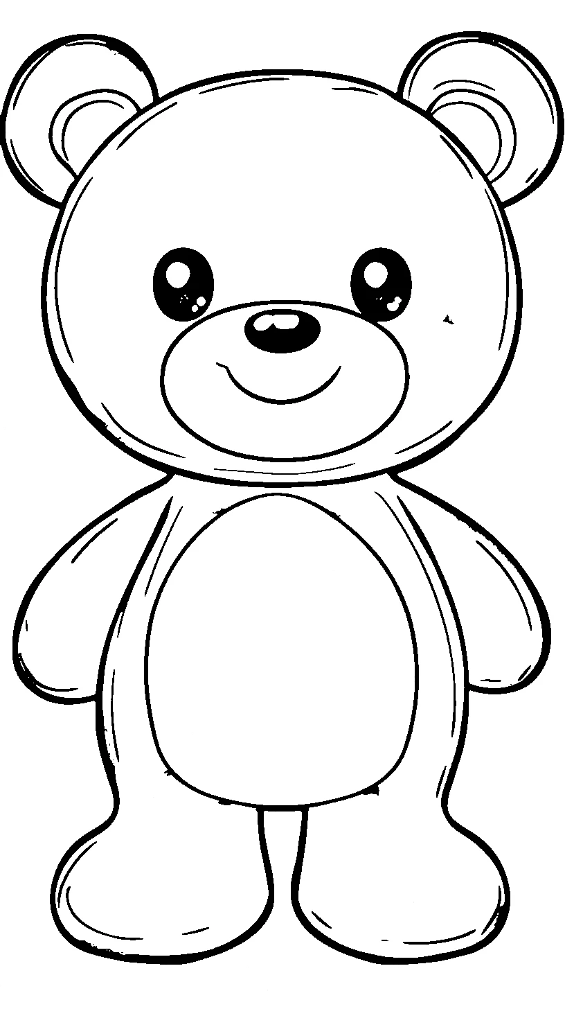 coloriage Nounours en ligne pour enfant 1