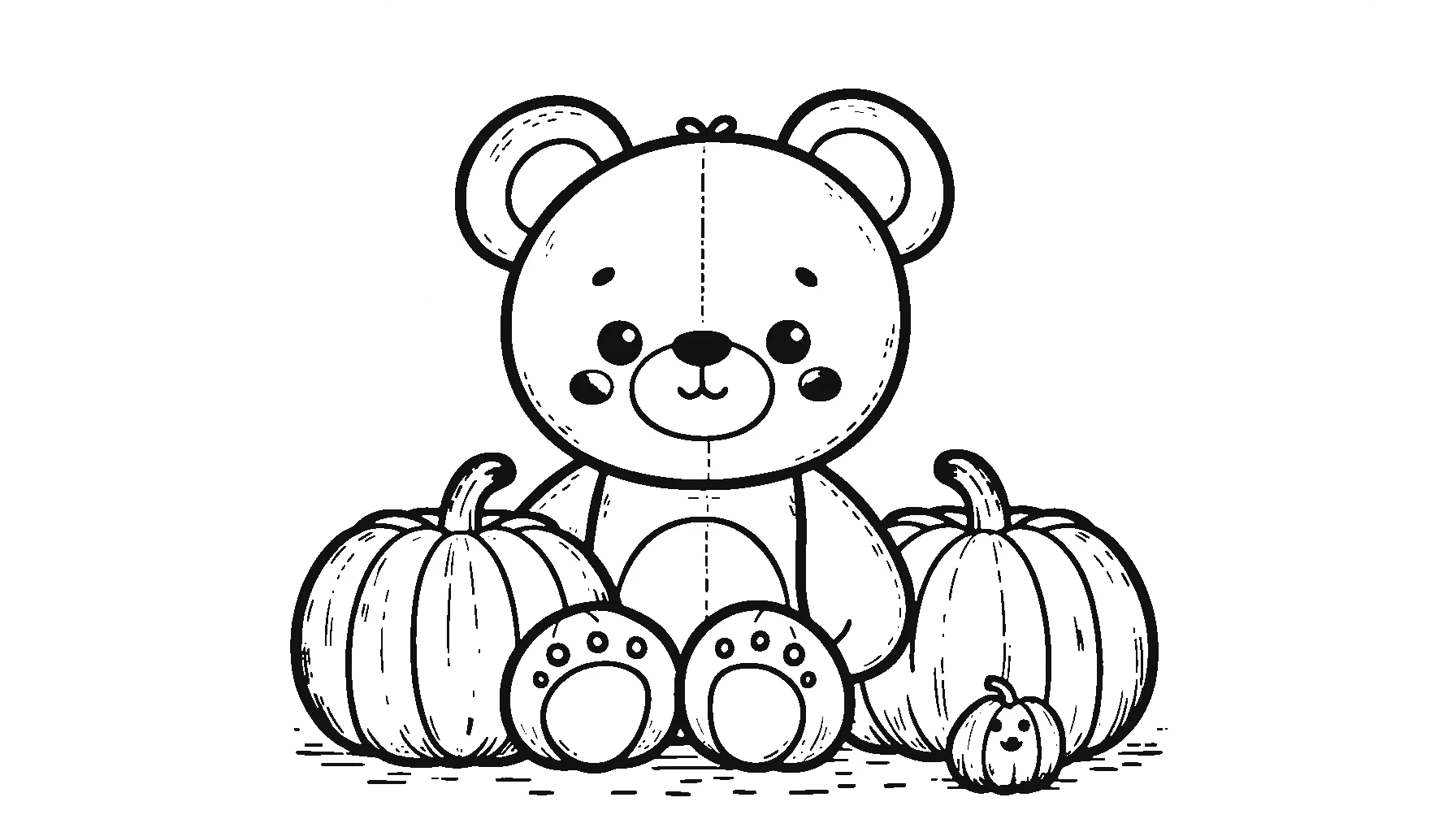 coloriage Nounours gratuit 1