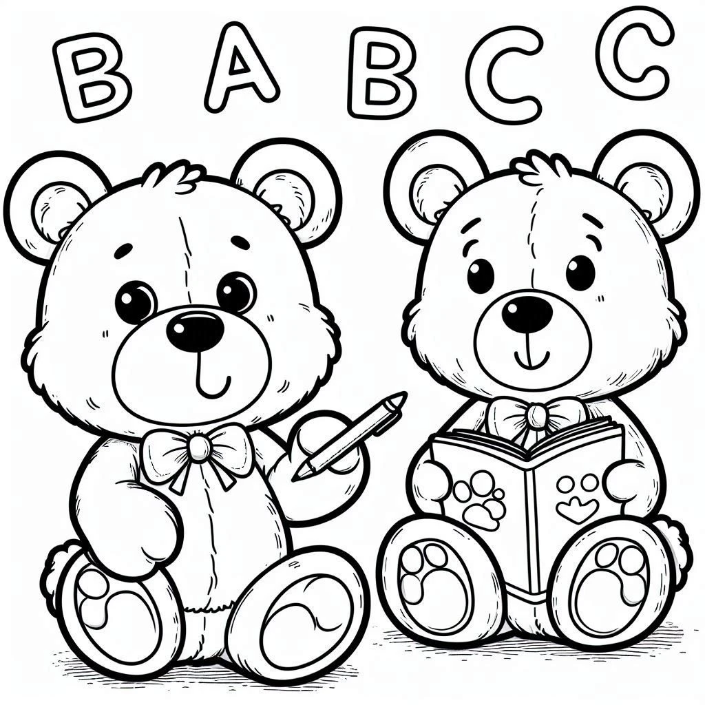 coloriage Nounours pour enfants