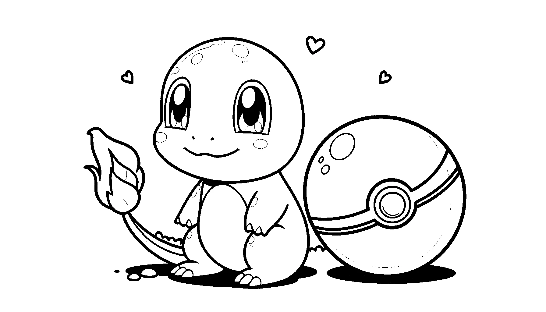 coloriage Pokeball de pour enfants