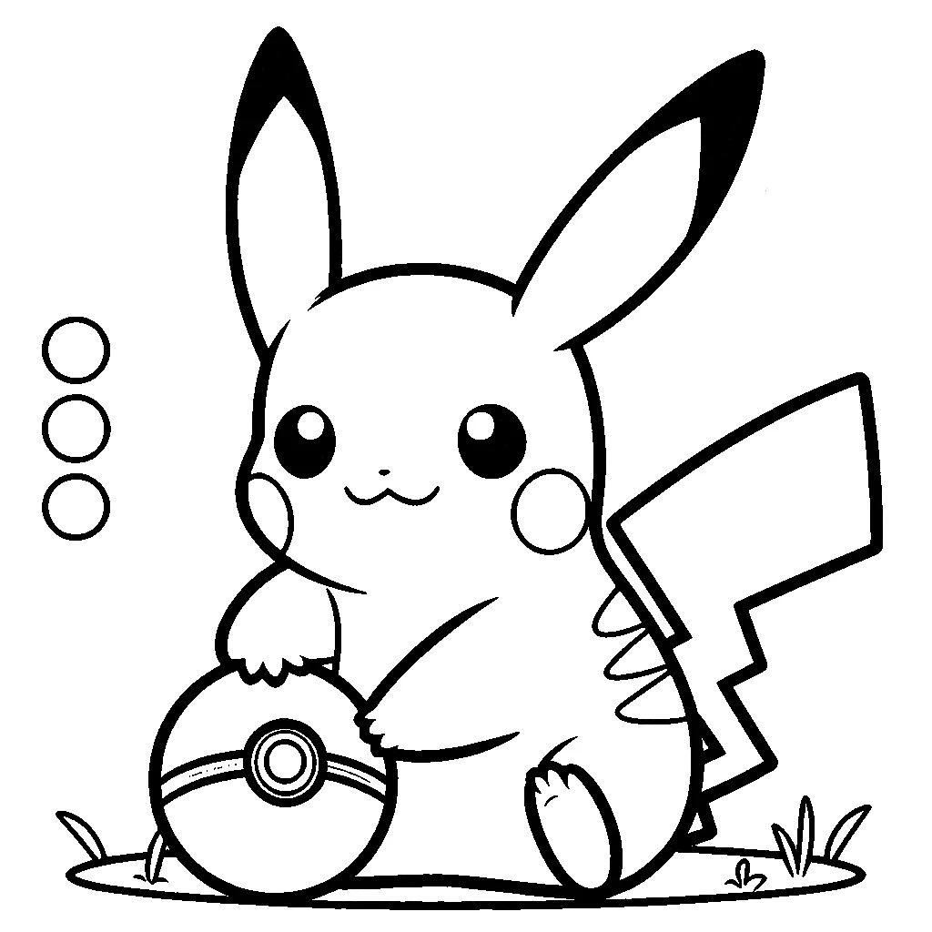 coloriage Pokeball a imprimer gratuitement