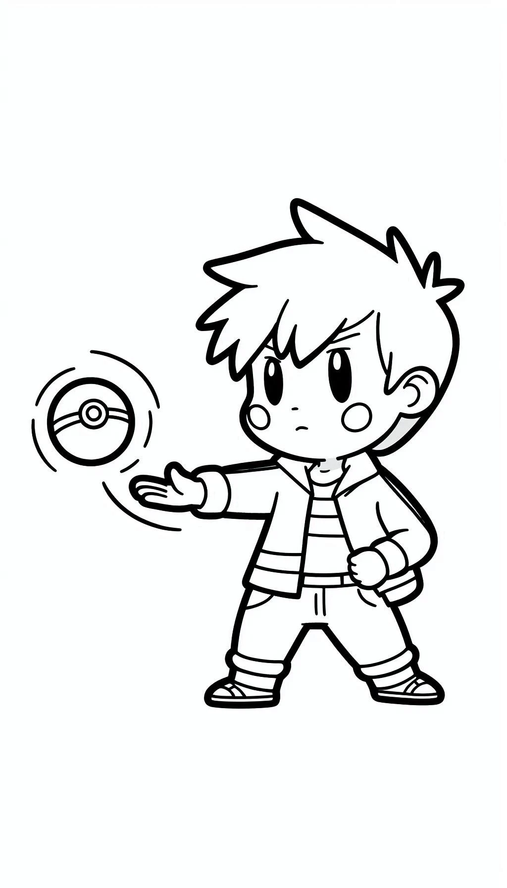 coloriage Pokeball a dessiner en ligne