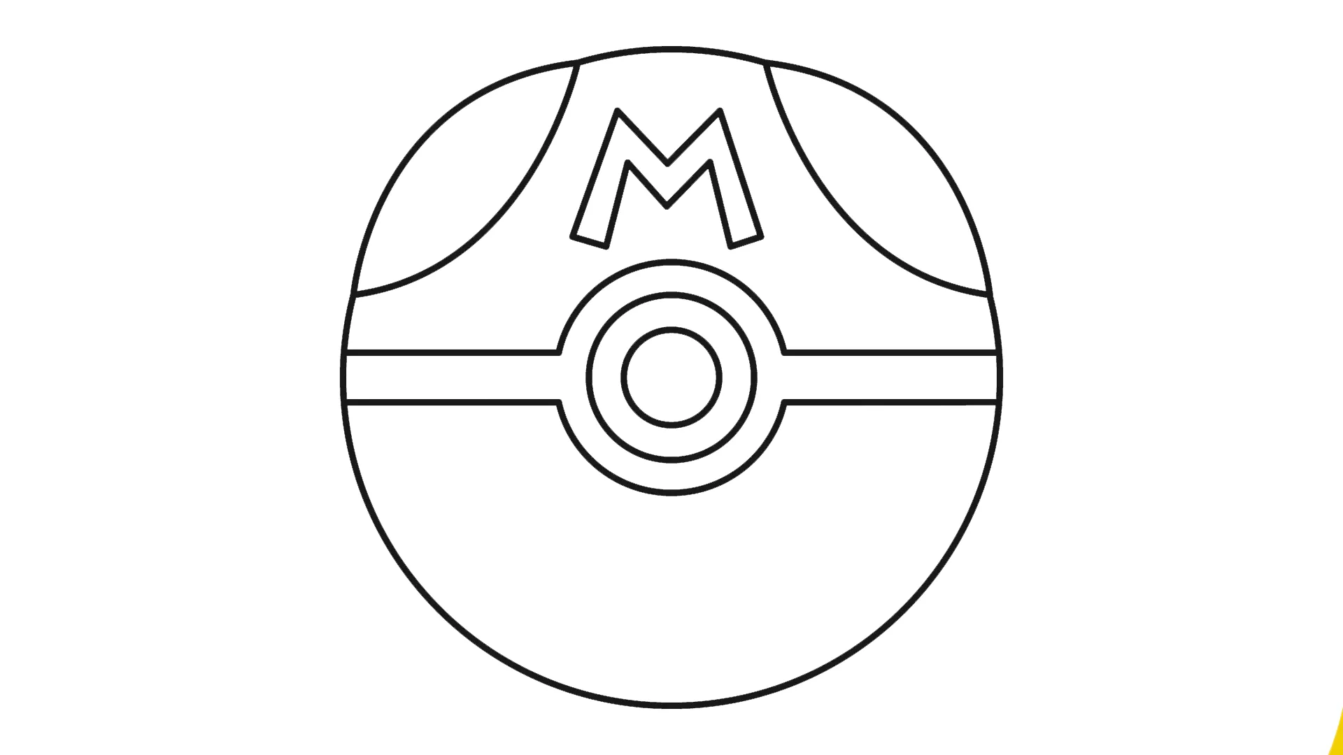 coloriage Pokeball à imprimer pdf gratuit