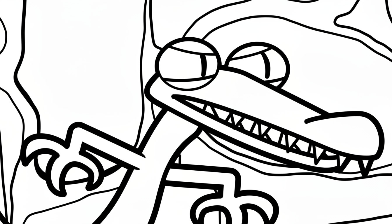 coloriage Rainbow Friends updated a imprimer gratuit