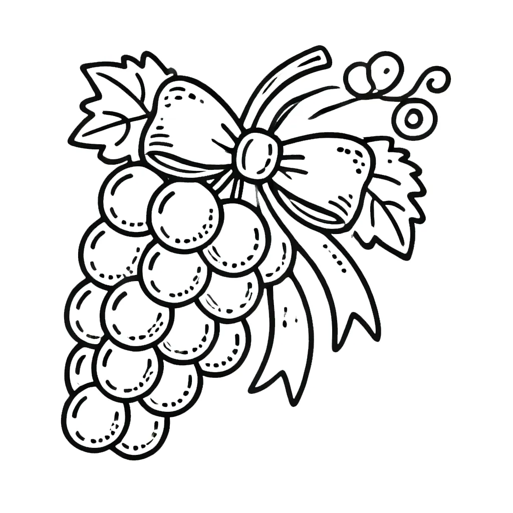 a imprimer coloriage Raisin gratuit