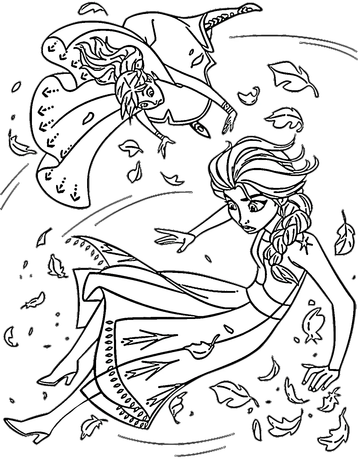 coloriage Reine Des Neiges 2 a telecharger