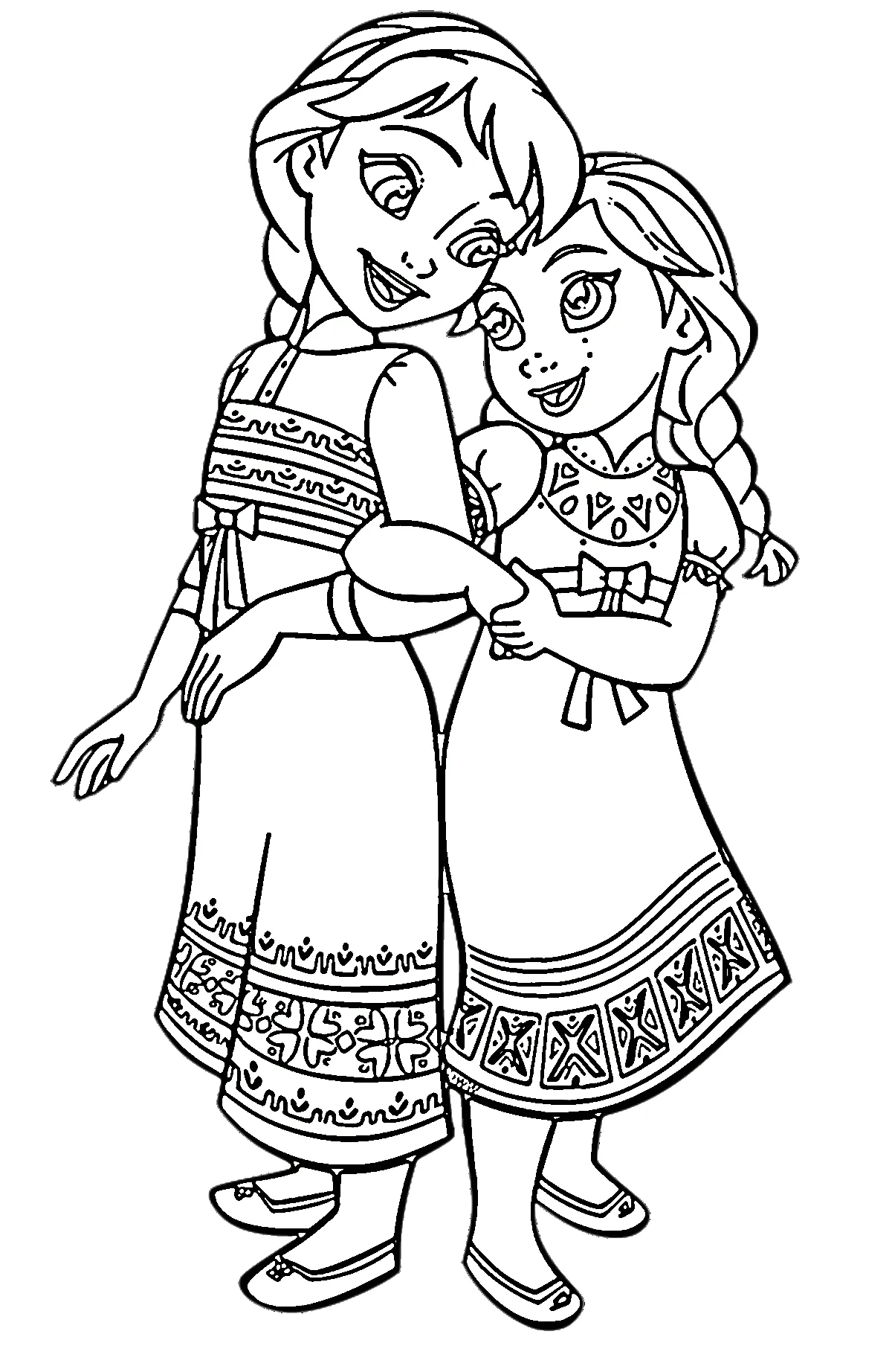 coloriage Reine Des Neiges 2 gratuit