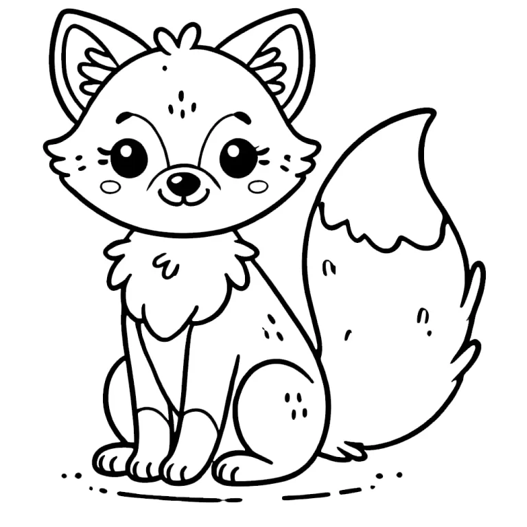 Coloriage Renard