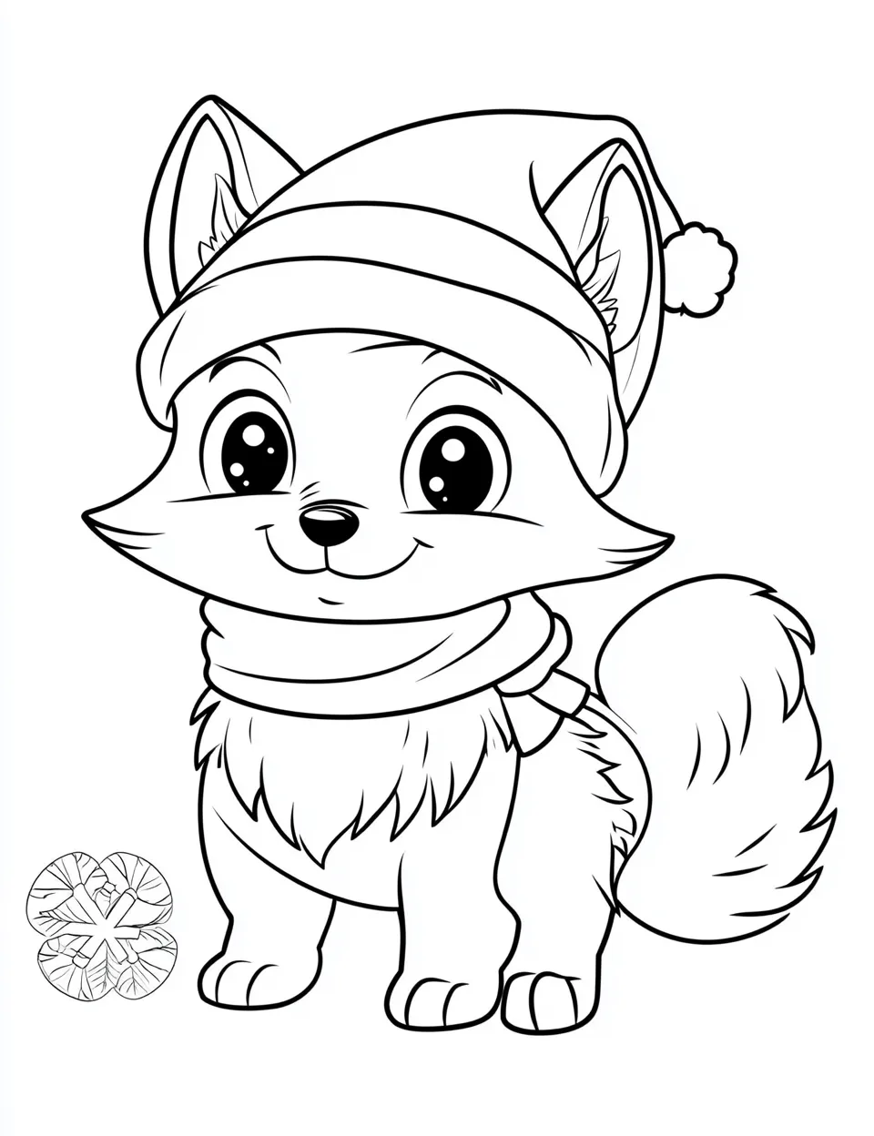 coloriage Renard en ligne pour enfant