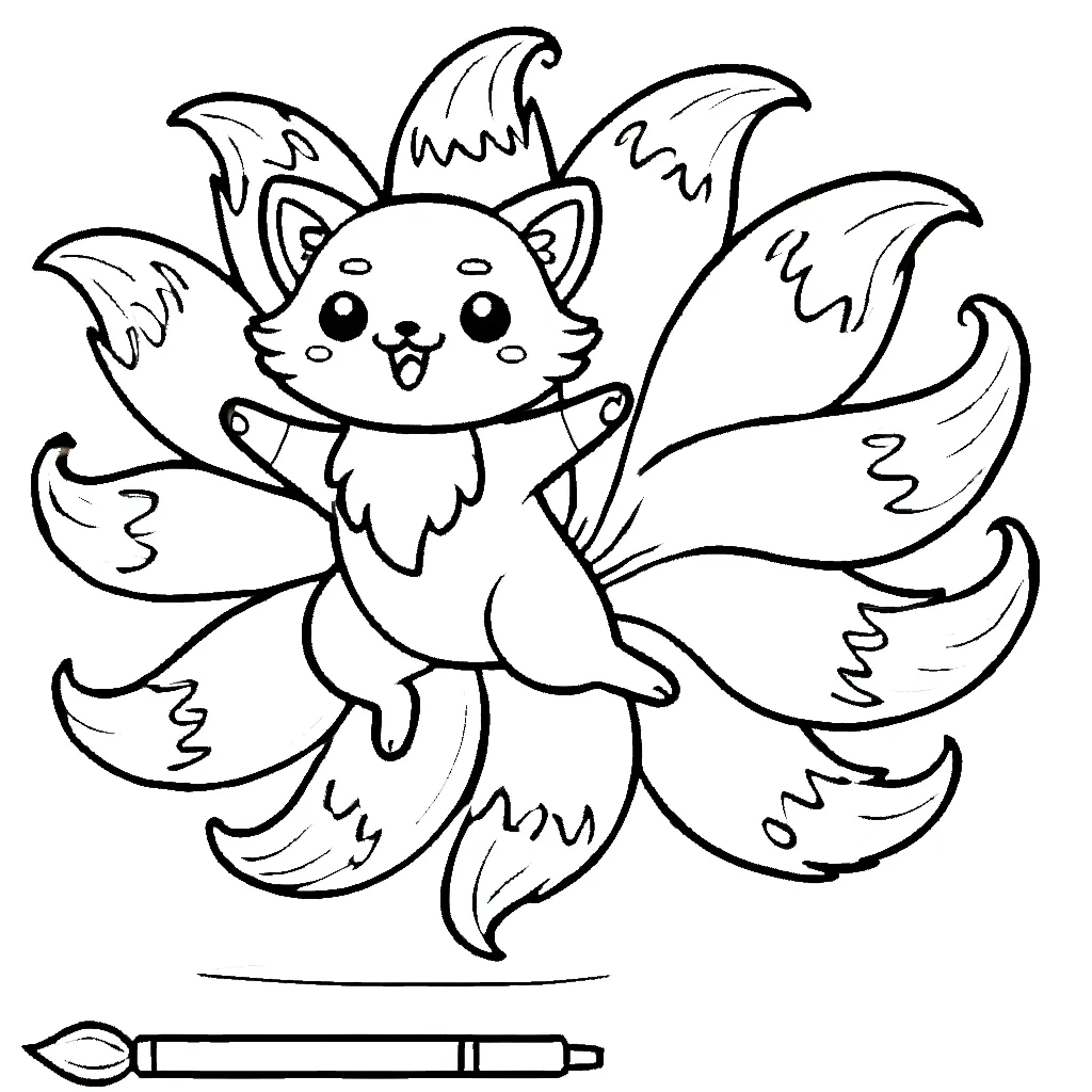 coloriage Renard à imprimer pdf