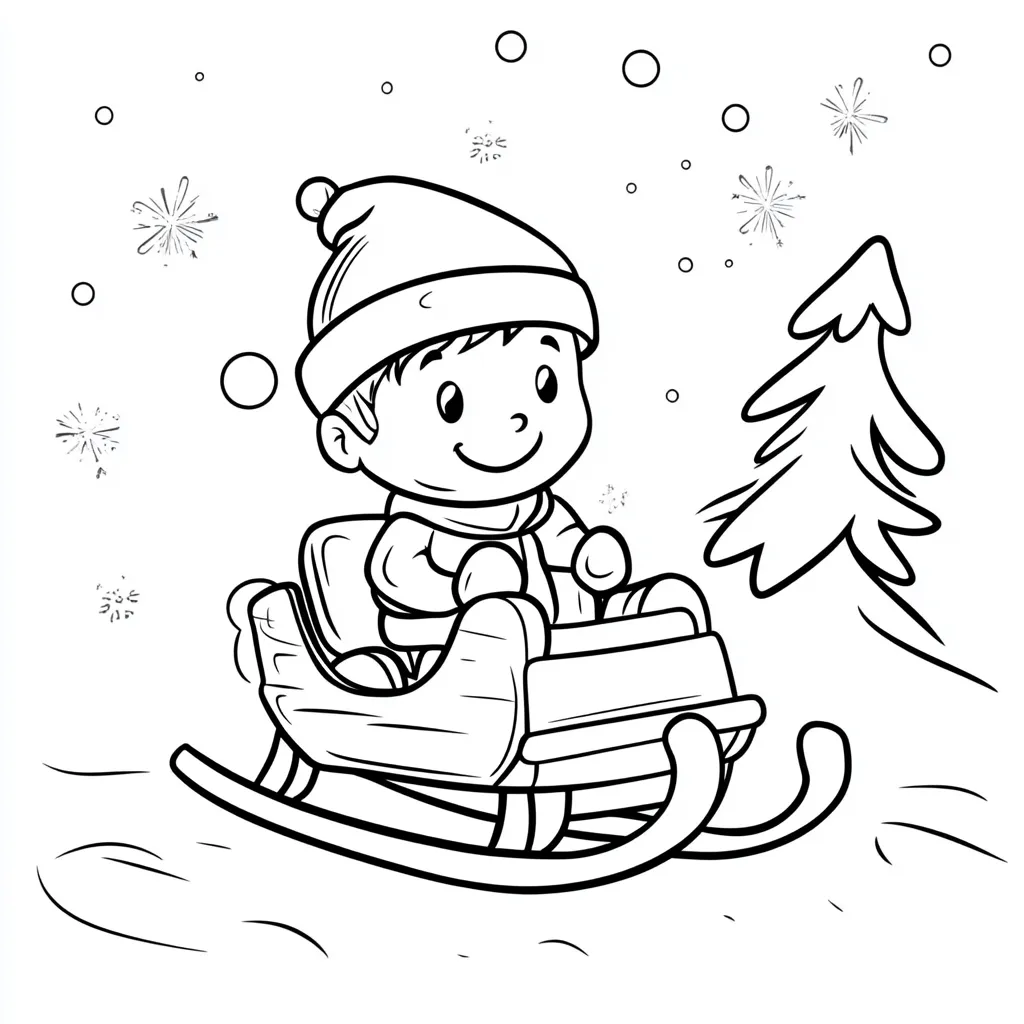 coloriage Ski a imprimer gratuitement 2