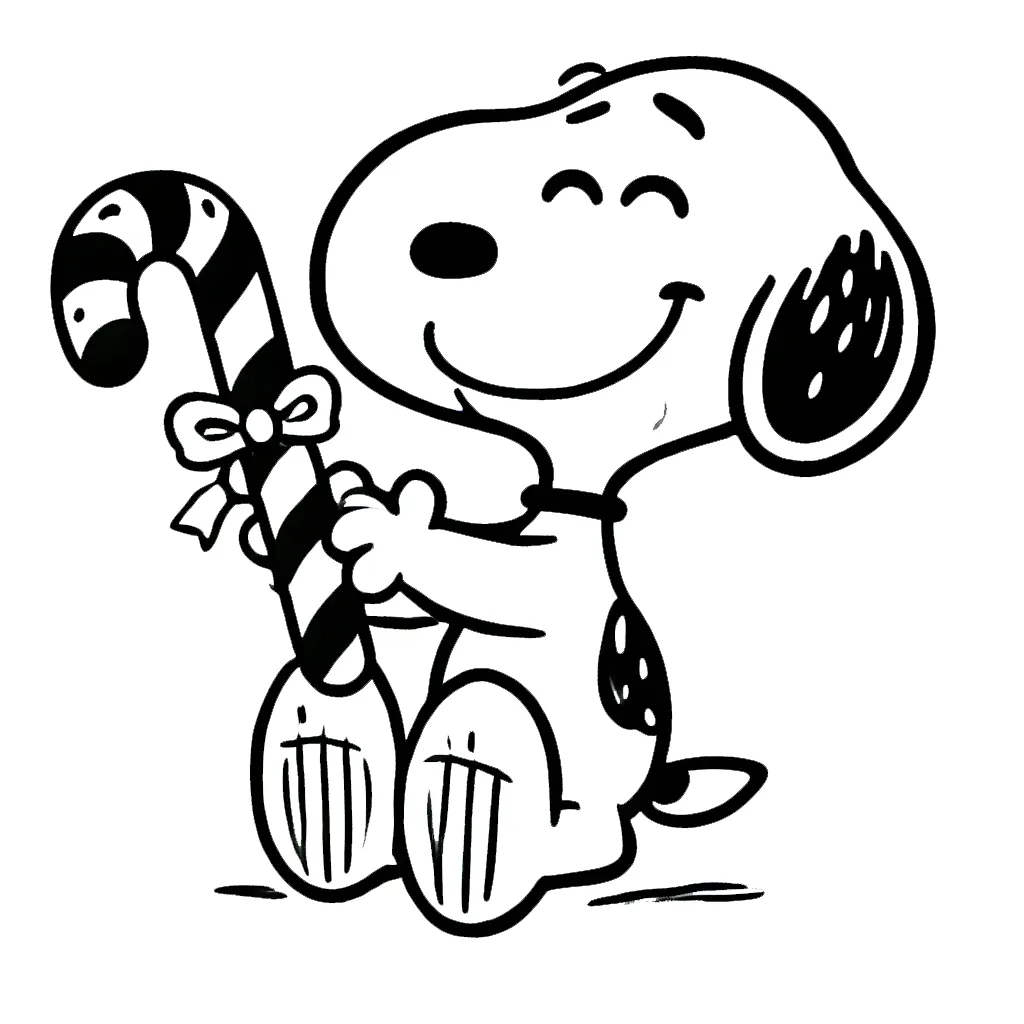 coloriage Snoopy pour enfant gratuit