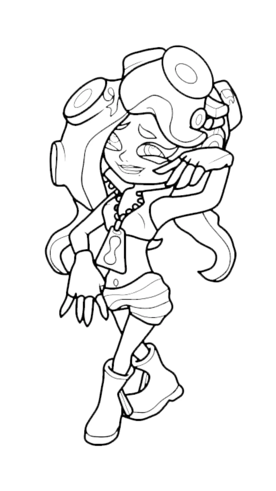 coloriage Splatoon pour enfants à télécharger