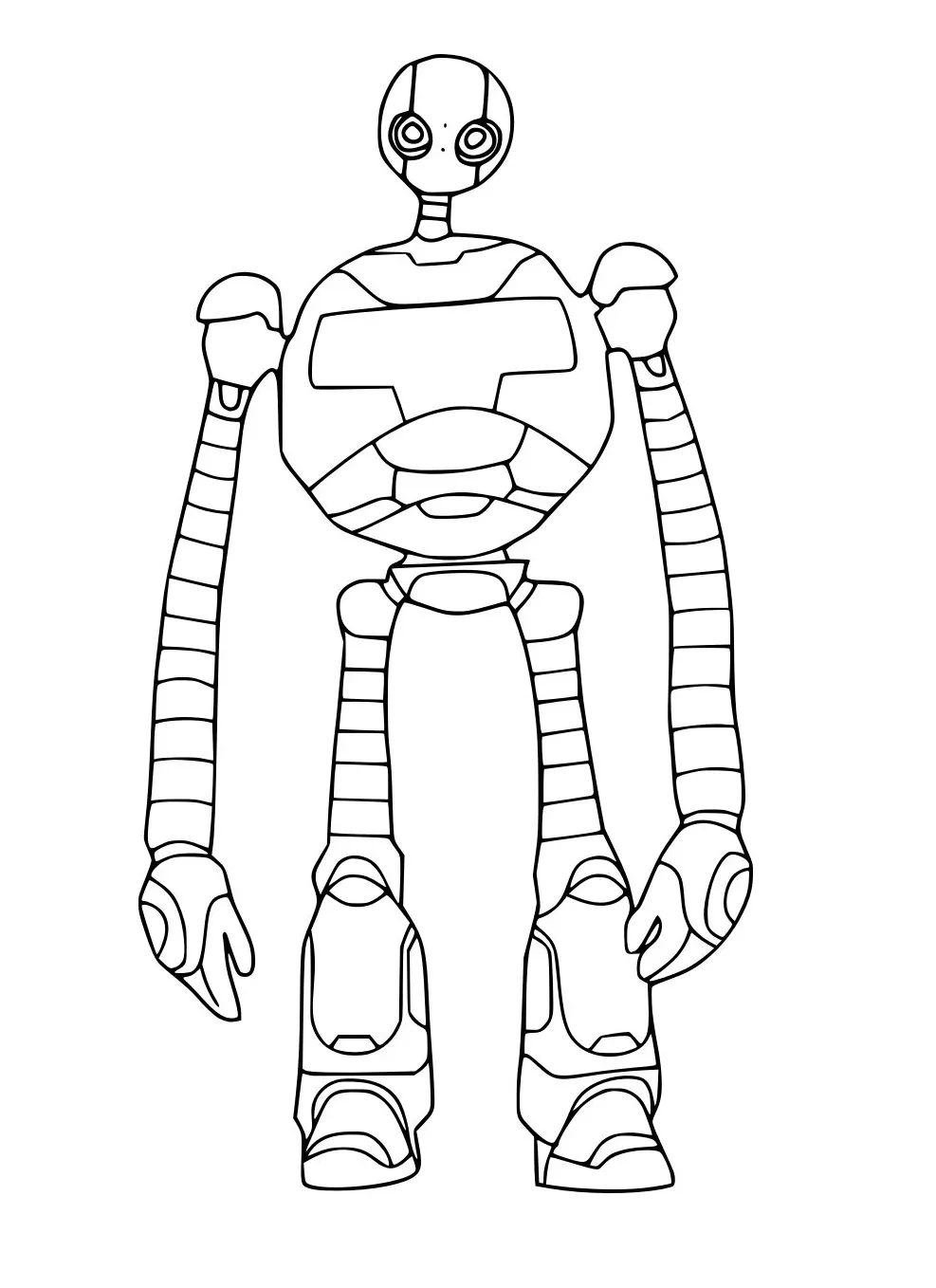 coloriage The Wild Robot pour enfant de 8 ans