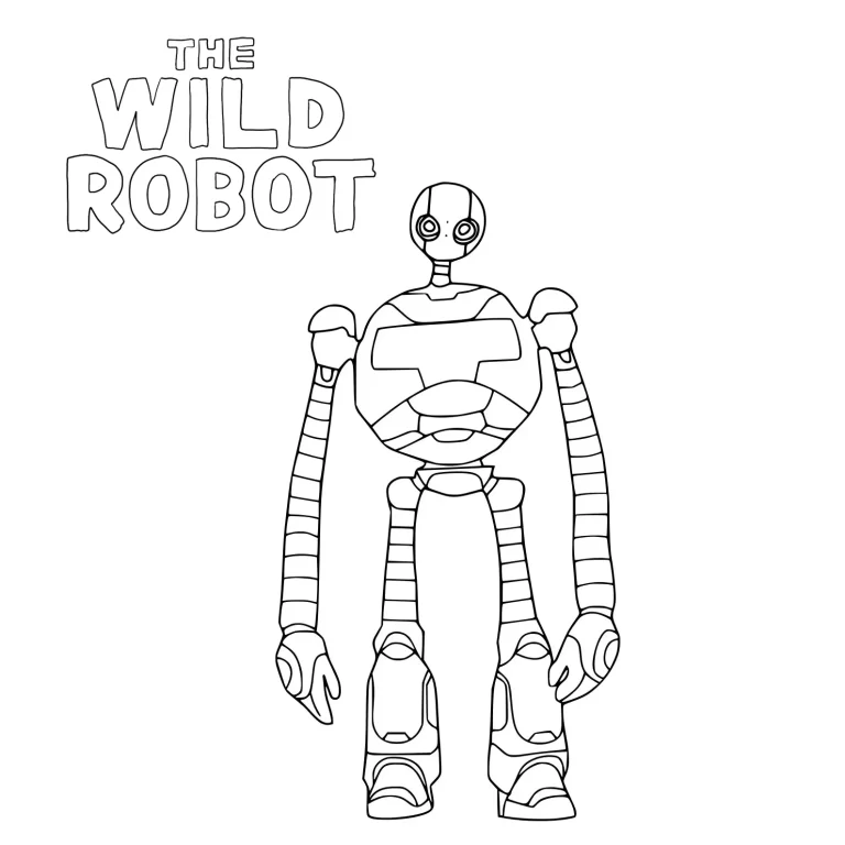 The Wild Robot da colorare