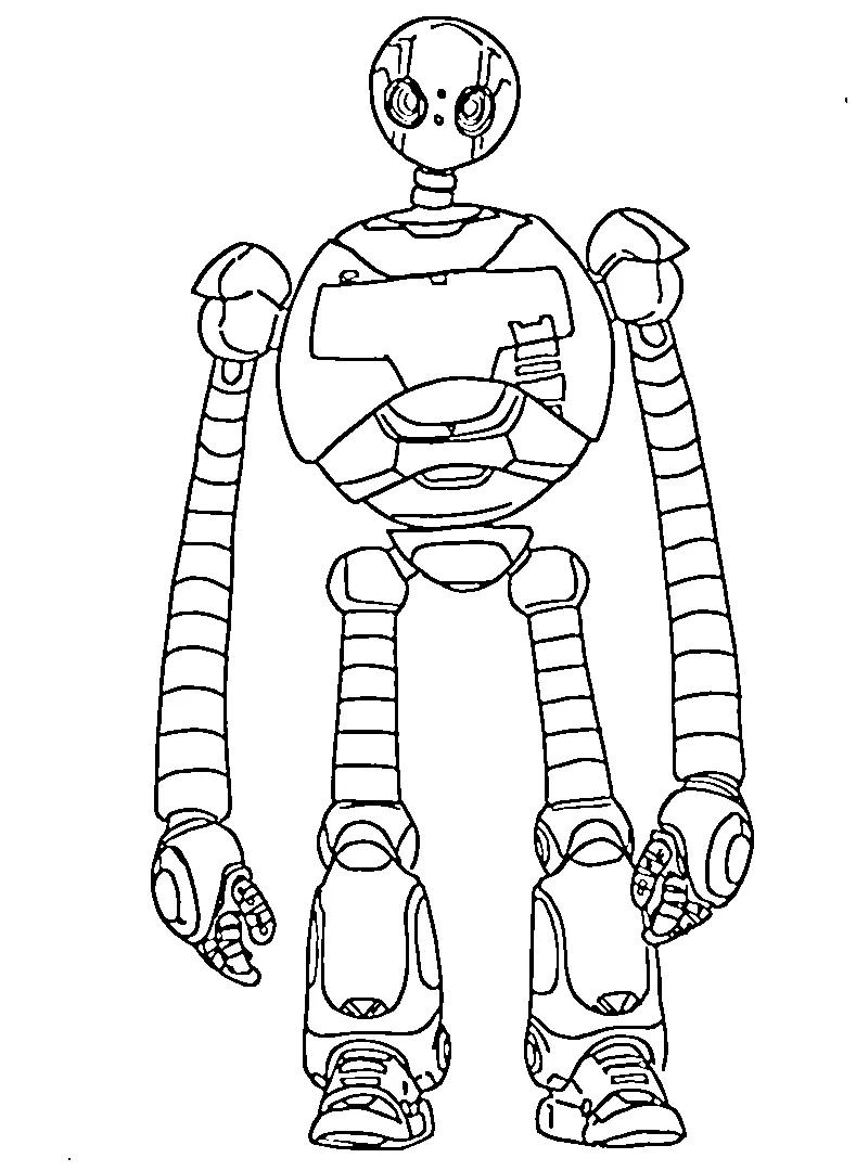 coloriage The Wild Robot a telecharger