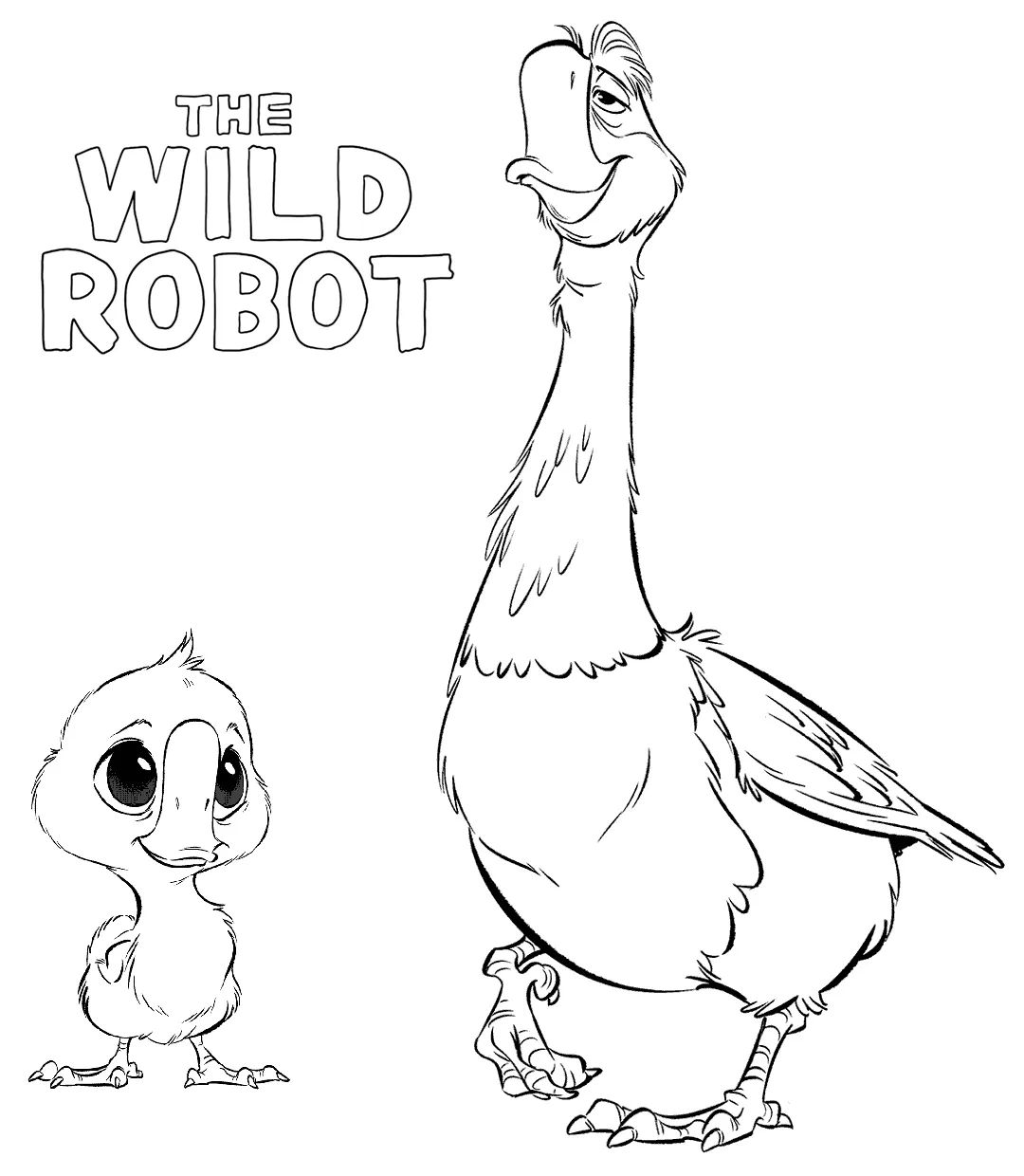 coloriage The Wild Robot en ligne 1