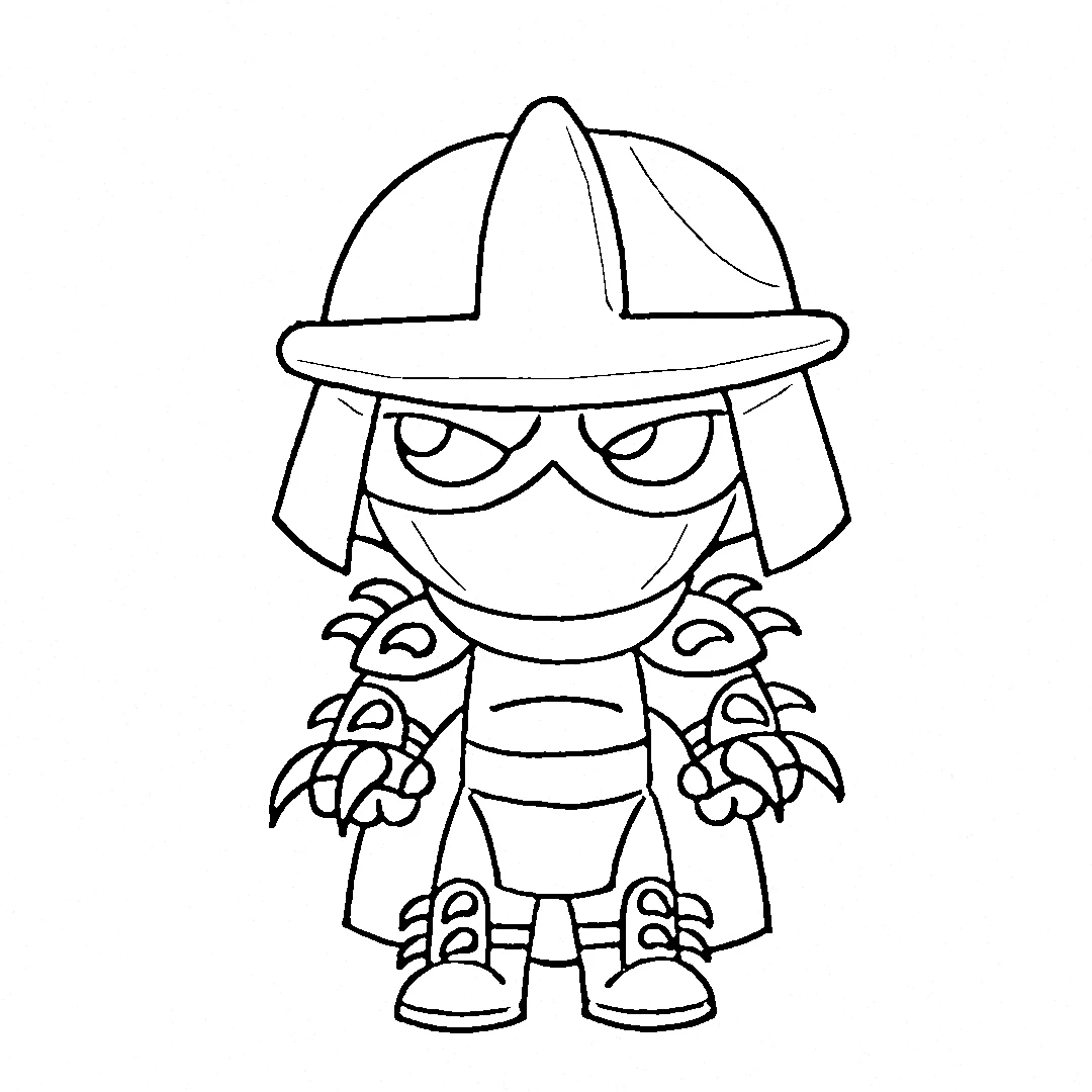 coloriage Tortue Ninja et apprentissage