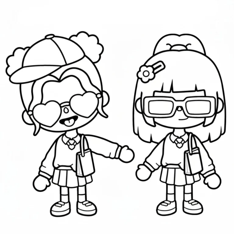 Coloriage Toca Boca
