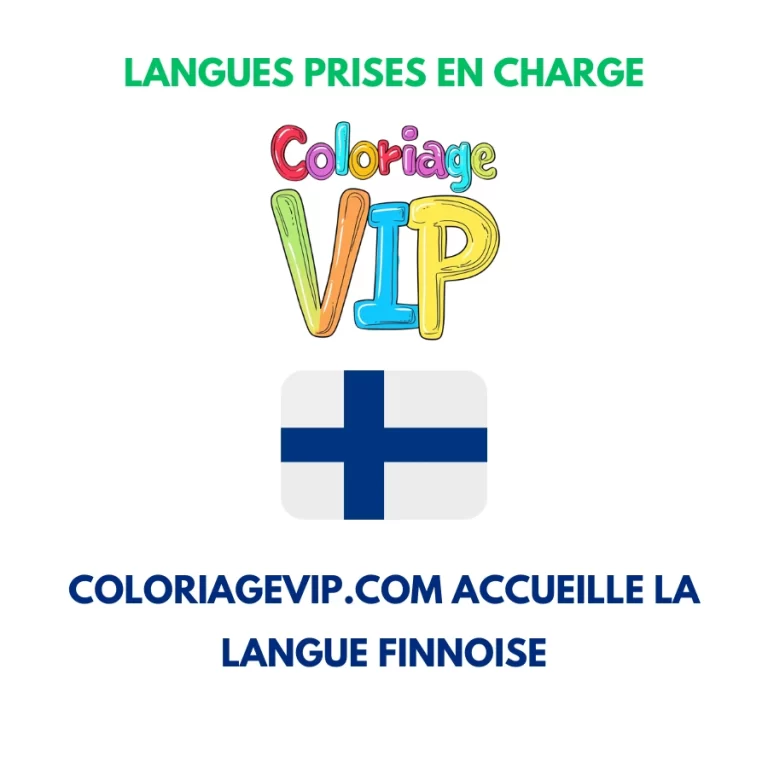 Coloriage Hourra ! Coloriagevip.com parle maintenant finnois !