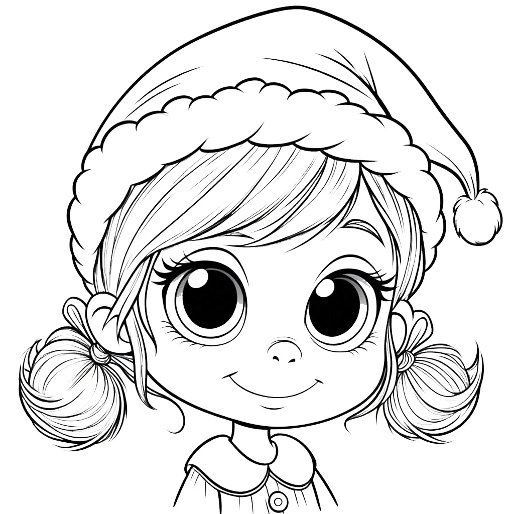 coloriage Cindy Lou à imprimer pdf