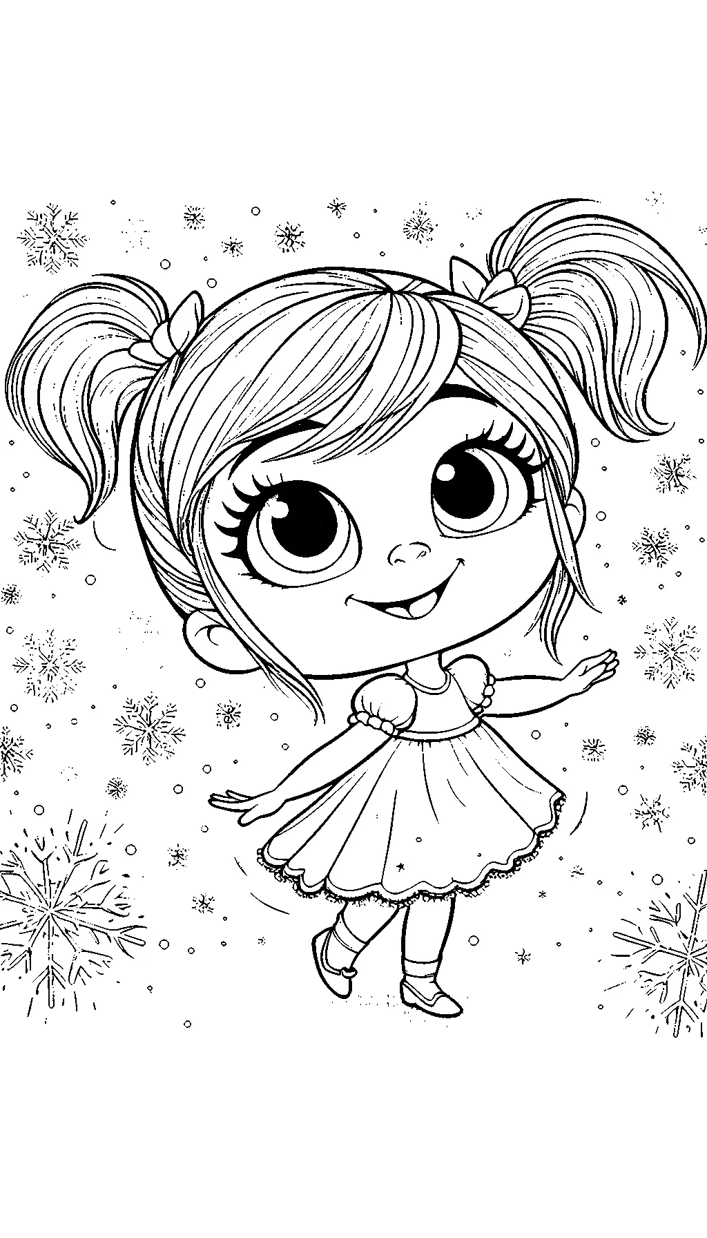 coloriage Cindy Lou pour enfants