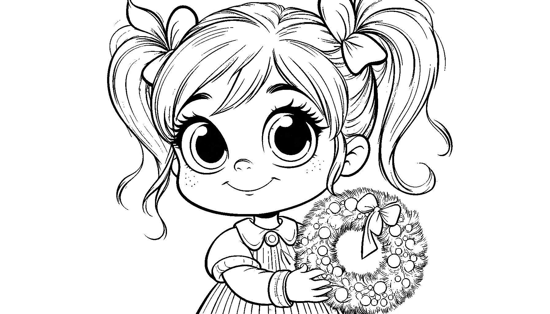 imprimer coloriage Cindy Lou gratuit 1