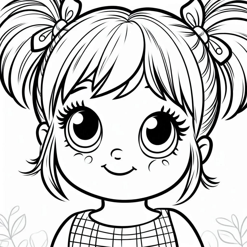 imprimer coloriage Cindy Lou pour enfant