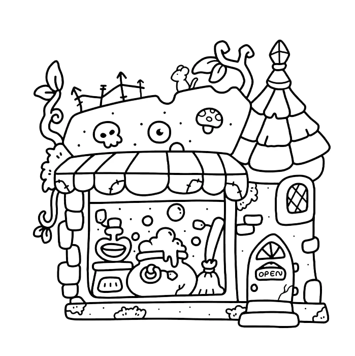 coloriage Coco Wyo pour enfant de 4 ans