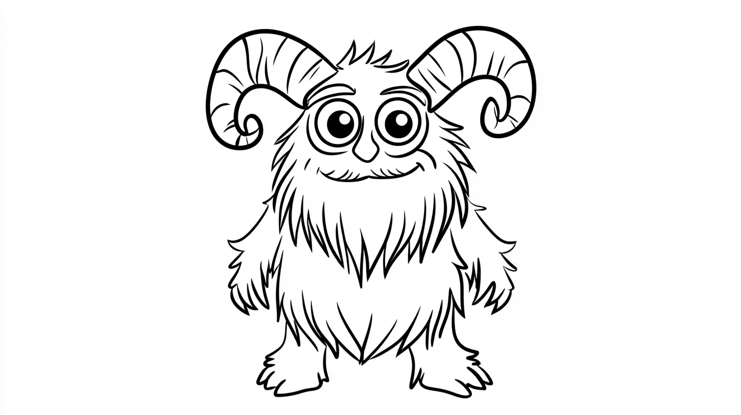 coloriage Krampus à imprimer pdf