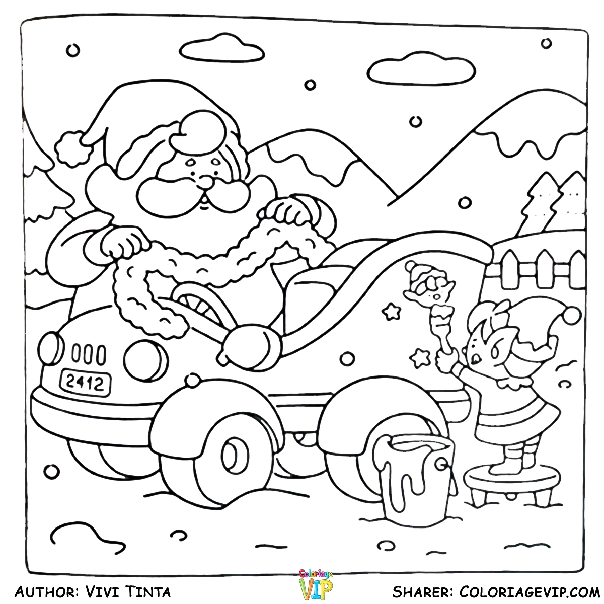 imprimer coloriage Merry Lights