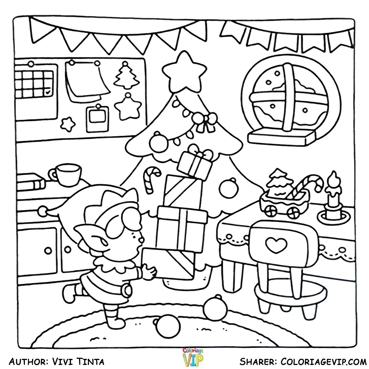 coloriage Merry Lights pour bebe a imprimer