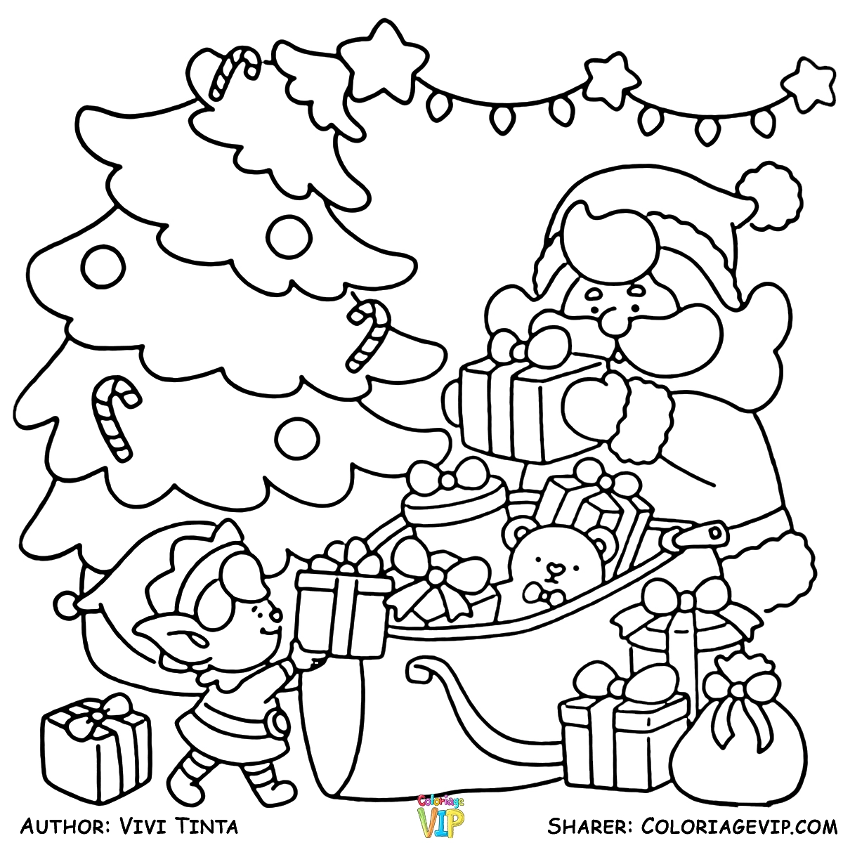 a imprimer coloriage Merry Lights gratuit