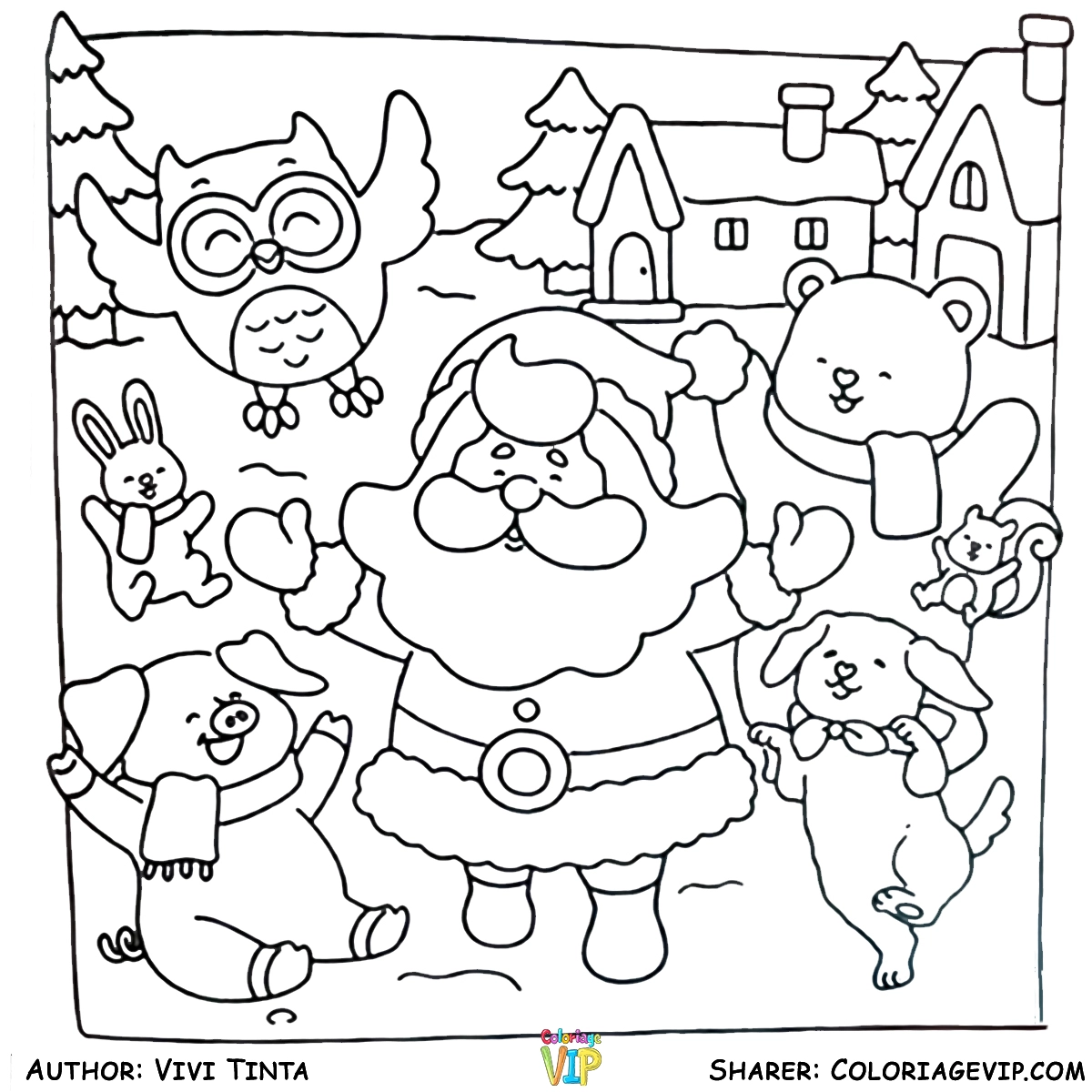 coloriage Merry Lights pour enfant de 4 ans