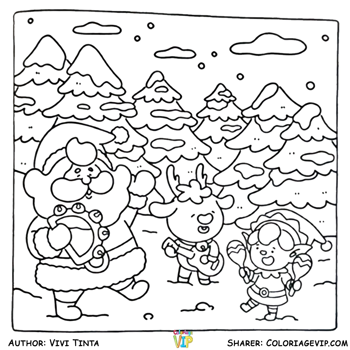 coloriage Merry Lights à imprimer pour enfant de 10 ans