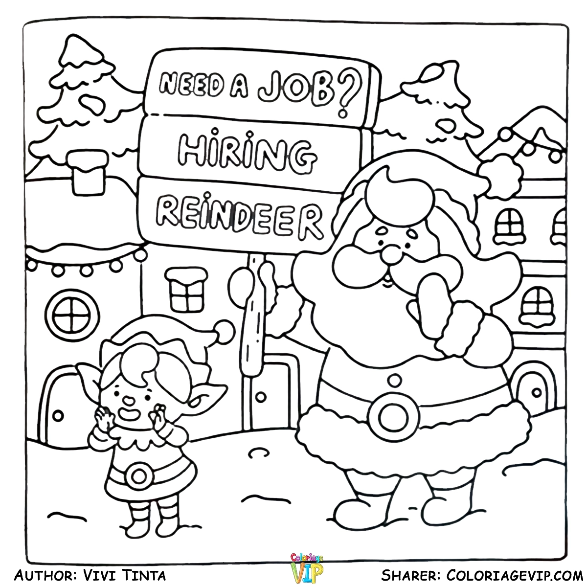 coloriage Merry Lights pour enfant de 6 ans